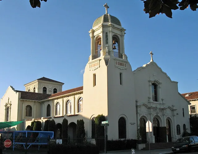 w:National Register of Historic Places listings in Alameda County, California . St. Joseph's Basilica, 1109 Chestnut St., Alameda, California, USA. Photographed 2008-10-04 from th...