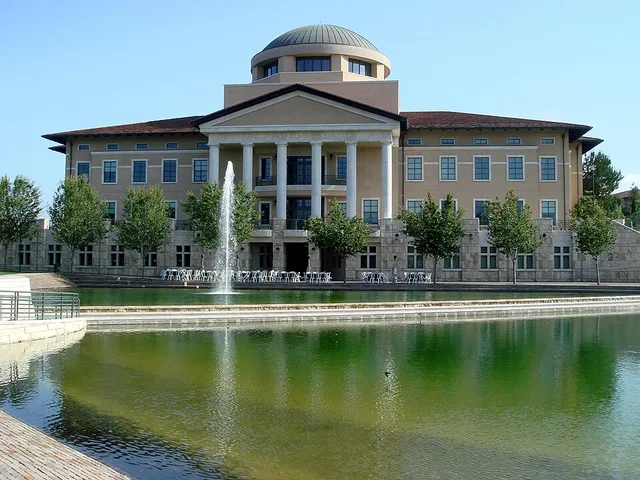 Founders Hall, Soka University of America in Aliso Viejo, California .