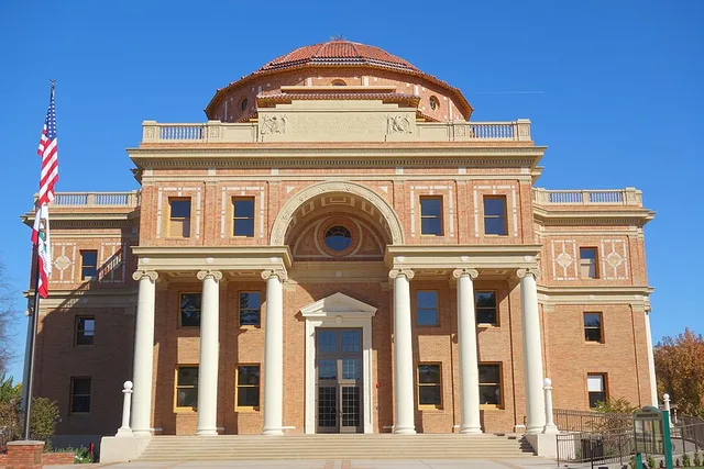 Atascadero City Hall (Administration Building), Atascadero, California, USA.