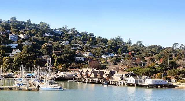 Belvedere around San Francisco Yacht Club