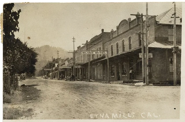 Etna Mills, California Circa 1900