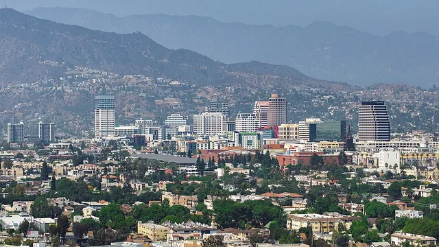 Skyline of Glendale, California