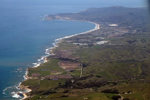 Pillar Point and Half Moon Bay.