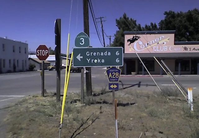 Junction of CA3 and A28 in Montague facing West.