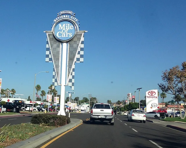 Mile of Cars in National City.