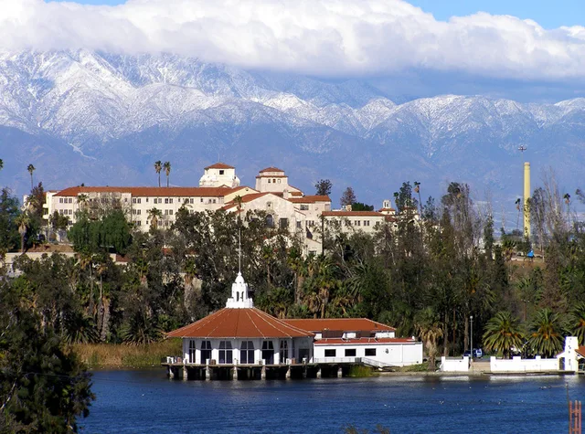 Lake Norconian Pavilion and Norconian Hotel, Norco, California This is an image of a place or building that is listed on the National Register of Historic Places in the United Sta...