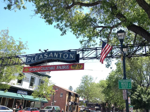 Downtown Pleasanton, California