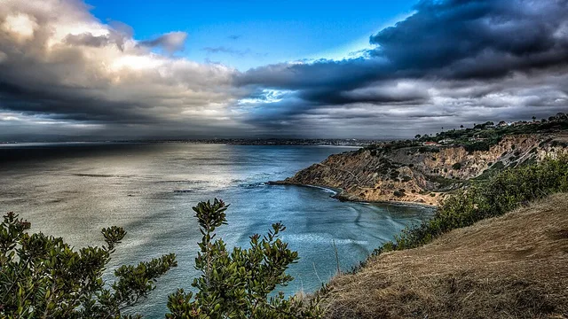 Rancho Palos Verdes seascape, on the Palos Verdes Peninsula . "Got lost on my way to an appointment so i pulled over and took a picture."