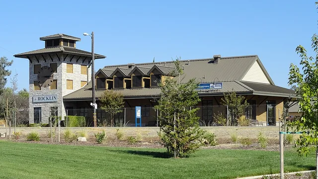 The Rocklin (Amtrak station) in Rocklin, Placer County, California, USA.