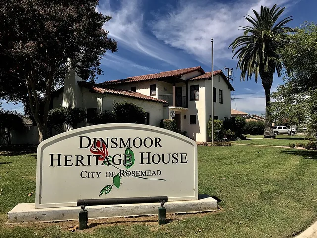 The sign and home can be spotted 1 block south of Valley Blvd. Its located to the west of Temple City Blvd where Steele and Ellis meet. Rosemead California.
