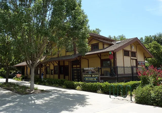 Sanger Depot Museum, Sanger, California , USA.