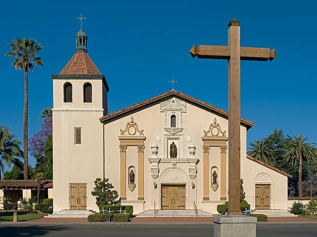 Mission Santa Clara de Asís, on the campus of Santa Clara University in California.