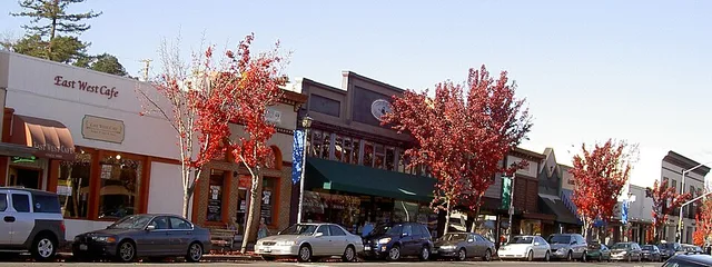 Photo of Main Street ( State Route 116 westbound) in Sebastopol