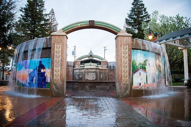 Fountain found in downtown Shafter