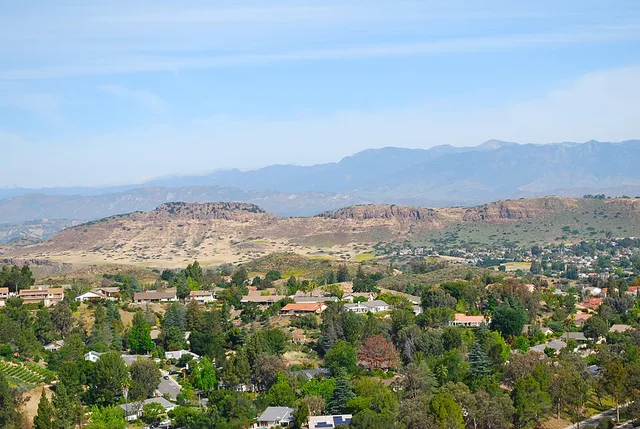 Mount Clef Ridge as seen from Tarantula Hill, Thousand Oaks.