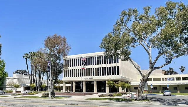 Torrance City Hall in the civic center complex on Torrance Boulevard, Torrance, California.