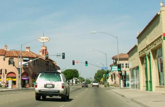 The intersection of 11th Street, Central Avenue, and Holly Drive in Tracy, California.
