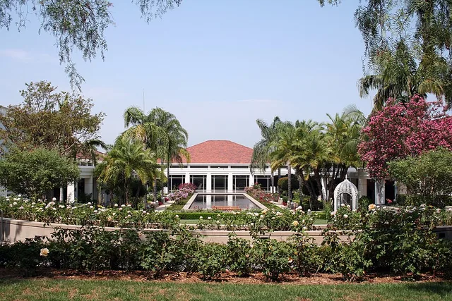 Gardens at the Richard Nixon Presidential Library - in Southern California . Photographed by me on 27 July 2006 . Shari 07:52, 13 August 2006 (UTC)