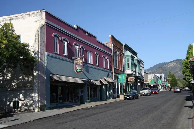 Town Yreka in northern California, United States of America