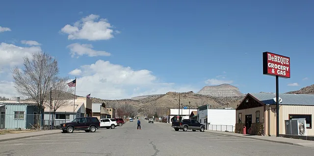 Miner Avenue in De Beque, Colorado.