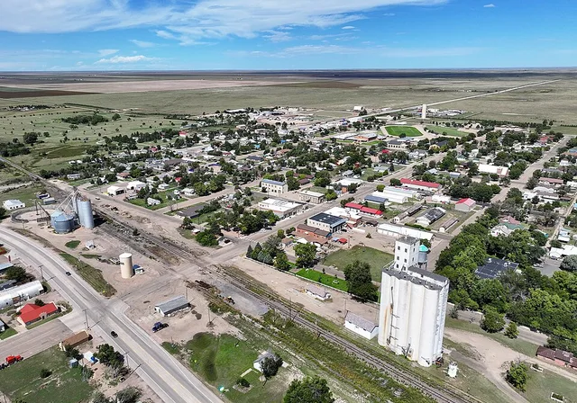 Eads, Colorado aerial view