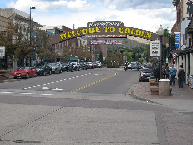 Washington Street, Golden, Colorado, United States.