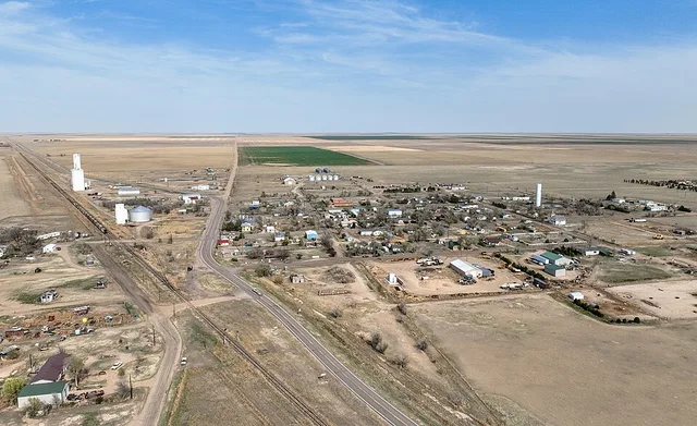 Haswell, Colorado aerial view