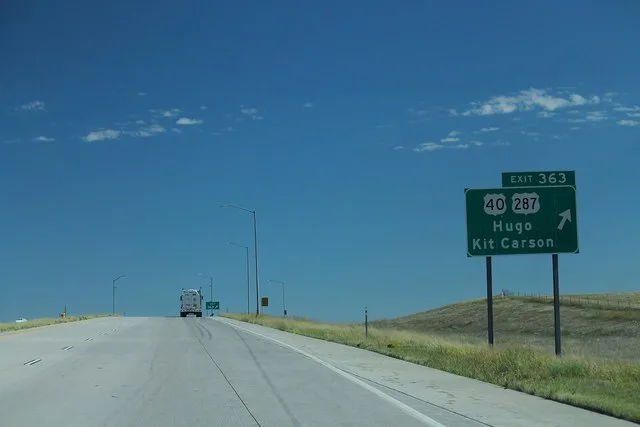 I-70 East - Exit 363 - US40 US287 Hugo Kit Carson