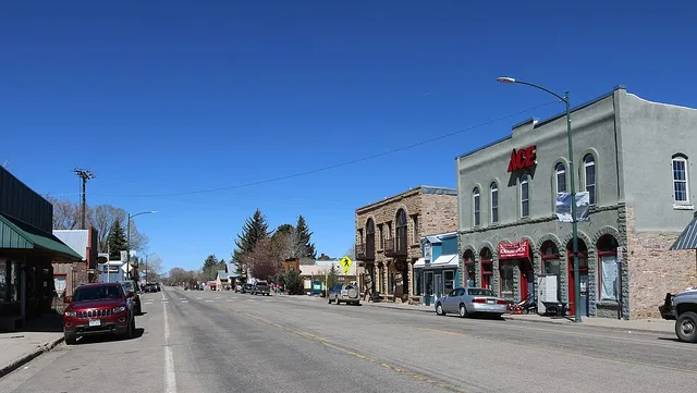 Grand Avenue in Norwood, Colorado , the town's main street.
