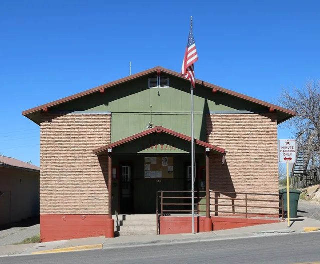 The Nucla, Colorado Town Hall, located at 320 Main Street in Nucla, Colorado.