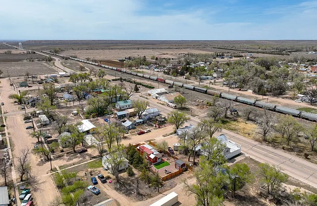 Olney Springs, Colorado aerial view