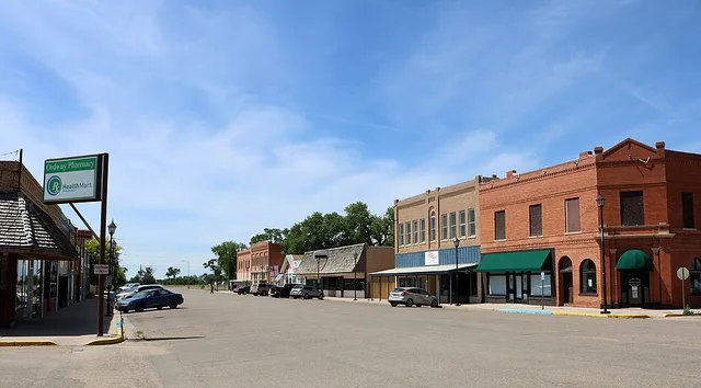 Main Street in Ordway, Colorado.