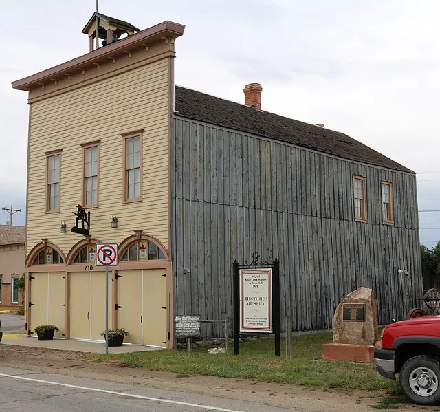 The Original Silver Cliff Firehouse & Town Hall, located at 610 Main Street in Silver Cliff, Colorado.