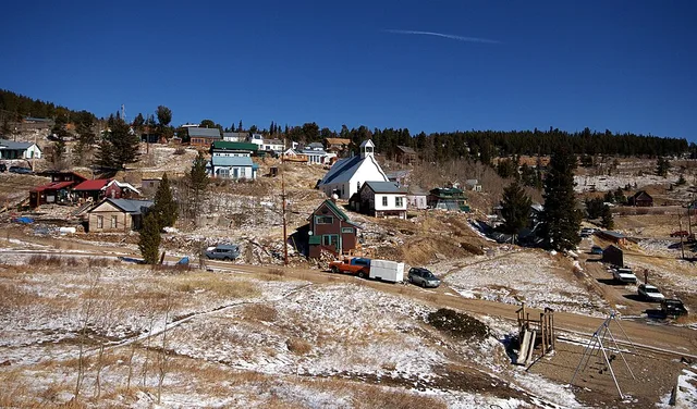 An overview of most of Ward, CO