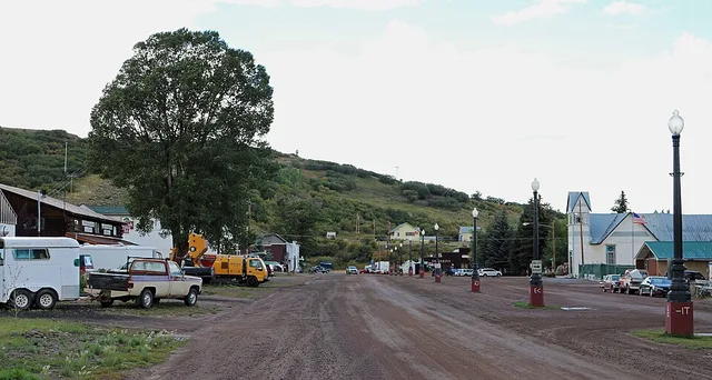 Moffat Avenue in Yampa, Colorado.