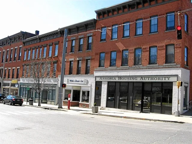 Main Street, Ansonia, Connecticut. This is an image of a place or building that is listed on the National Register of Historic Places in the United States of America . Its referen...