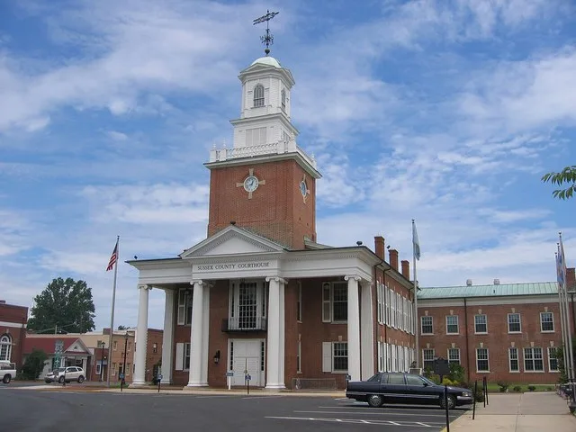 Designed by renowned architect William Strickland, the Sussex County Courthouse was built between 1837-1839 on the same location as the Old Courthouse. More information on histori...