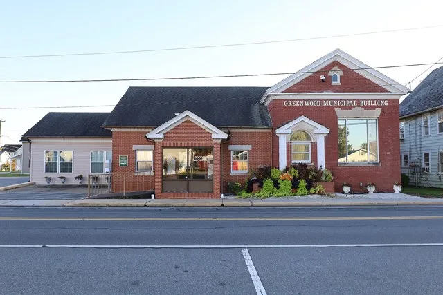 Greenwood, Delaware Municipal Building in 2020
