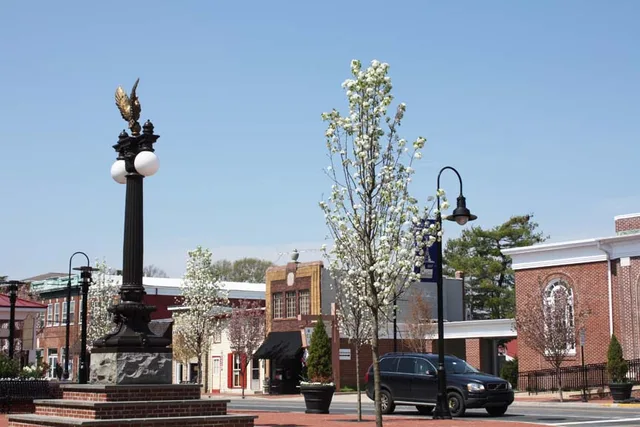 Middletown Delaware's four corners at the main intersection of the town.