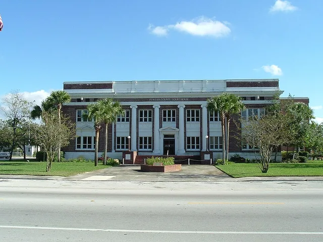 Flagler County Courthouse in Bunnell, Florida.