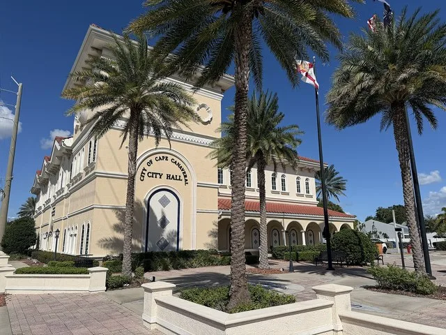 City Hall building in Cape Canaveral, Florida