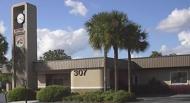 Town Hall in Historic Eatonville, Florida , the first all-black town to be incorporated in the United States on 15 August 1887.