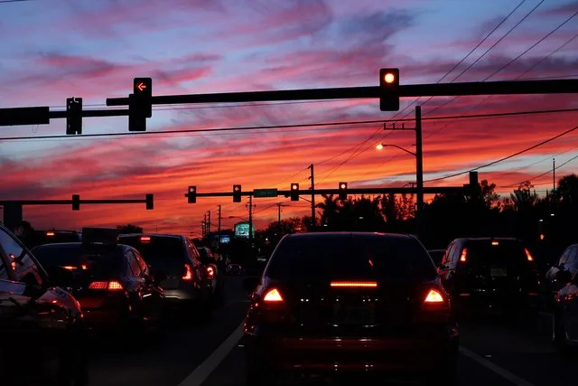 FL802 West at Jog Road - Sunset 2