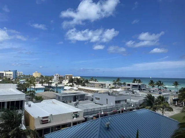 View of Hollywood Beach from the Margaritaville Resort