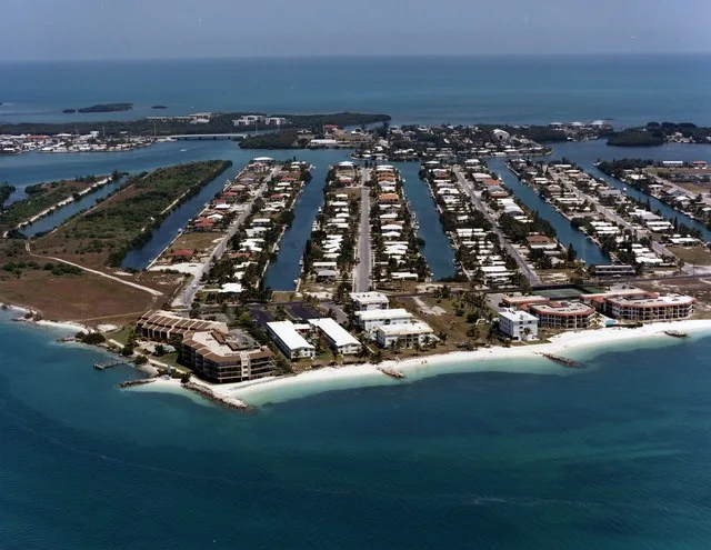 Aerial of Key Colony Beach. Photo taken by the Federal Government on October 7, 1987. From the Wright Langley Collection.