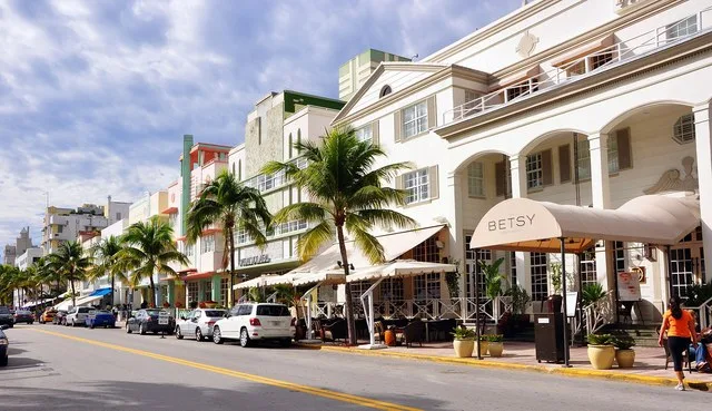 Ocean Drive, South Beach, Miami, Florida 2009