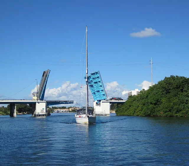 Parker Bridge, or Parker Drawbridge, is a 1956 double-leaf bascule bridge carrying U.S. Route 1 over the Intracoastal Waterway, in North Palm Beach, Florida.