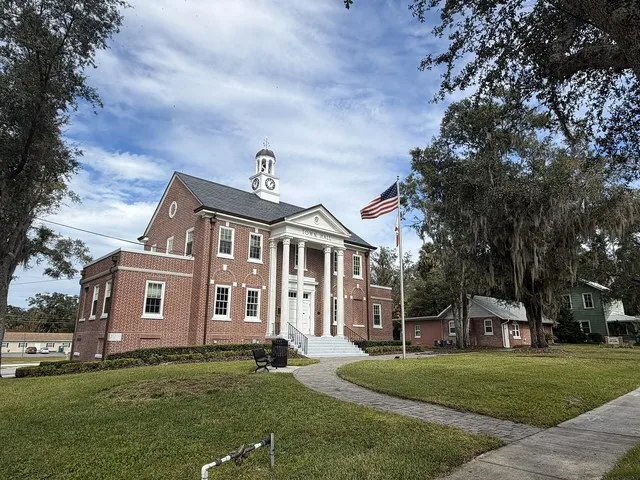Orange City Town Hall in Orange City, Volusia County, Florida.