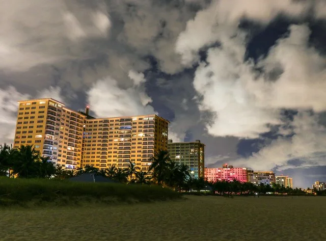 Pompano Beach at Night, 2016