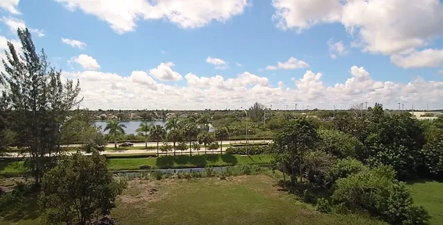 View of Sheridan Street from adjacent property in Southwest Ranches, Florida. Viewed from: 17950 SW 70th PL. Southwest Ranches FL.33331